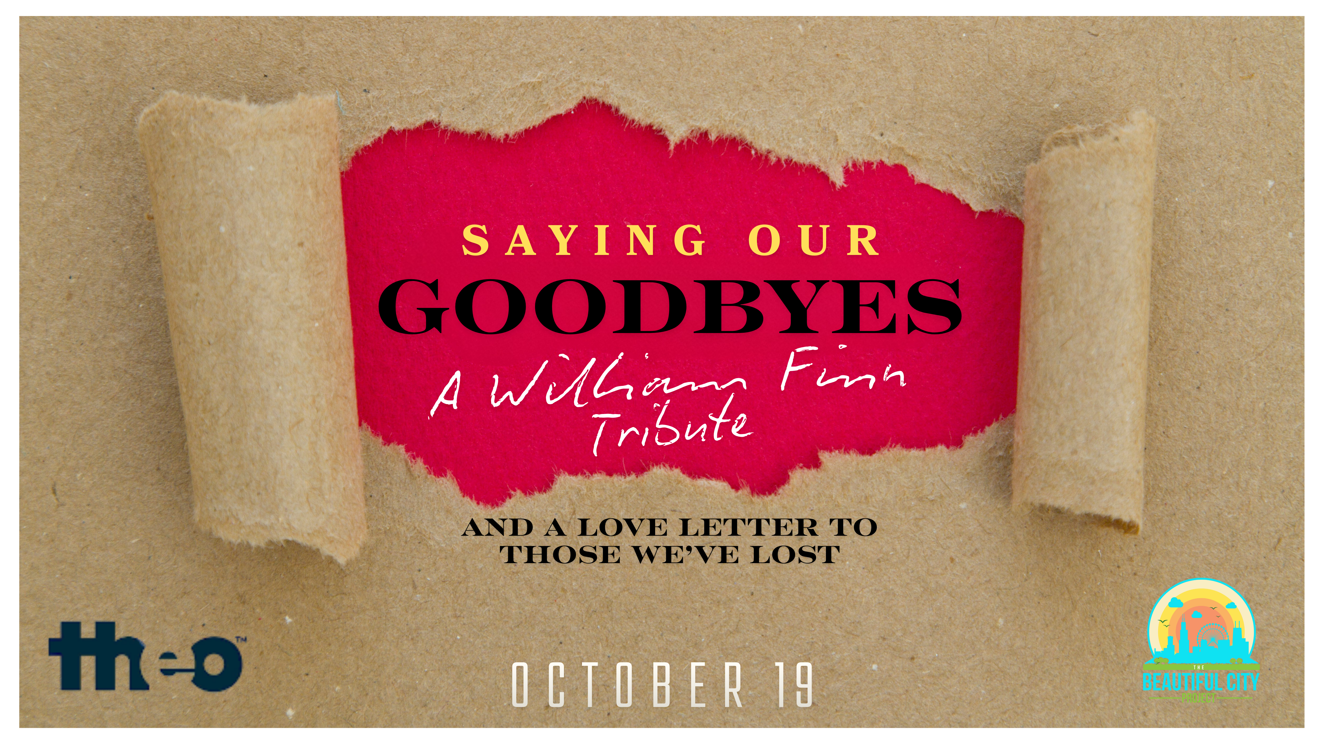 Saying Our Goodbyes: A William Finn Tribute at The Beautiful City Project